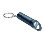 Porte-clés lampe de poche avec fonction décapsuleur Ledner couleur bleu marine huitième vue