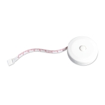 Ruban à mesurer en cm et pouces circulaire pour fitness de 1 m Fit couleur blanc