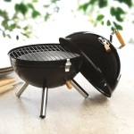 Barbecue promotionnel démontable de couleur noire Cuisine couleur noir deuxième vue d'ambiance
