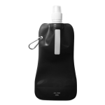 Gourde pliable fabriqué dans un plastique souple 480 ml Rebel couleur noir