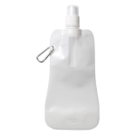 Gourde pliable fabriqué dans un plastique souple 480 ml Rebel couleur blanc