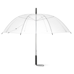 Parapluie transparent 8 panneaux avec cordon Ø98 Bride couleur transparent