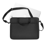 Sacoche pour PC 14” personnalisée en néoprène à bandoulière Neosho couleur noir deuxième vue