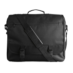 Porte-documents en polyester 600D avec plusieurs poches San Francisco couleur noir
