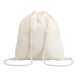 Sac à dos à cordons personnalisé en coton de 100g/m2
