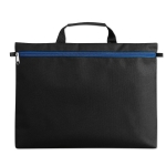 Sac porte-documents personnalisé économique en polyester 600D Basic couleur bleu