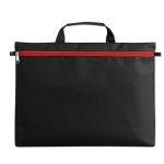 Sac porte-documents personnalisé économique en polyester 600D Basic couleur rouge