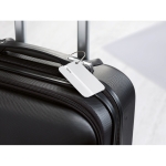 Identifiant personnalisé en aluminium Maletas Alu couleur argenté mat vue d'ambiance