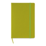 Cahier publicitaires en papier quadrillé A5 page à carreaux Cuadrants couleur vert lime