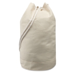 Sac marin de voyage en coton de 200 g/m2 de couleur beige Organic couleur beige deuxième vue