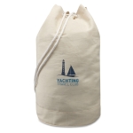 Sac marin de voyage en coton de 200 g/m2 de couleur beige Organic couleur beige deuxième vue principale