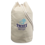 Sac marin de voyage en coton de 200 g/m2 de couleur beige Organic couleur beige vue principale