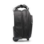 Valise en polyester avec poche pour ordinateur portable Executive 17” couleur noir deuxième vue
