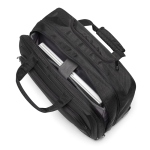 Valise en polyester avec poche pour ordinateur portable Executive 17” couleur noir sixième vue