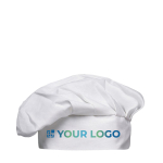 Toque de cuisine Topchef vue avec zone d'impression