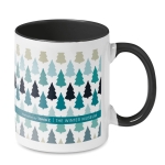 Mug pour sublimation avec anse et intérieur colorés 300ml Sublim Color couleur noir vue principale