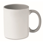 Mug pour sublimation avec anse et intérieur colorés 300ml Sublim Color couleur gris