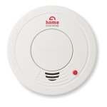Détecteur de fumée personnalisé avec votre logo SmokeGuard couleur blanc troisième vue principale