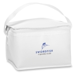 Sac glacière promotionnel en polyester 210D pour 6 canettes Snow couleur blanc vue principale