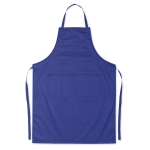 Tablier de couleur ajustable avec poches 190 g/m2 Topchef couleur bleu