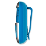 Podomètre personnalisé avec clip à offrir Colors couleur turquoise quatrième vue