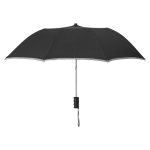 Parapluie pliant semi-automatique avec poignée et housse Ø93 Reflex couleur noir