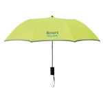 Parapluie pliant semi-automatique avec poignée et housse Ø93 Reflex couleur vert fluorescent deuxième vue principale