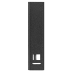 Batterie externe personnalisée pas chère en aluminium de 2.200 mAh Alu couleur noir deuxième vue