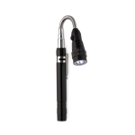 Lampe de poche promotionnelle extensible de 57cm FlexLight couleur noir troisième vue
