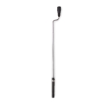 Lampe de poche promotionnelle extensible de 57cm FlexLight couleur noir quatrième vue