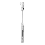 Lampe de poche promotionnelle extensible de 57cm FlexLight couleur argenté quatrième vue