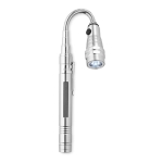 Lampe de poche promotionnelle extensible de 57cm FlexLight couleur argenté cinquième vue