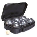 Jeu de pétanque personnalisé à offrir à des clients Boules couleur noir