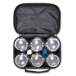 Jeu de pétanque personnalisé à offrir à des clients Boules couleur noir quatrième vue
