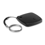 Localisateur de clés publicitaire carré en plastique FindKey couleur noir troisième vue