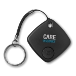 Localisateur de clés publicitaire carré en plastique FindKey couleur noir vue principale