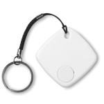 Localisateur de clés publicitaire carré en plastique FindKey couleur blanc