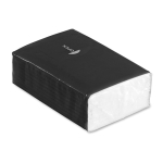 Paquet de mouchoirs en papier personnalisé format mini Sneeze couleur noir troisième vue