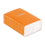 Paquet de mouchoirs en papier personnalisé format mini Sneeze couleur orange troisième vue