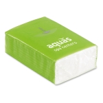 Paquet de mouchoirs en papier personnalisé format mini Sneeze couleur vert lime deuxième vue principale