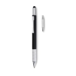 Stylo publicitaire multifonction pour la construction PowerPen couleur noir deuxième vue