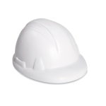 Balle antistress en forme de casque de chantier Zenmet couleur blanc deuxième vue