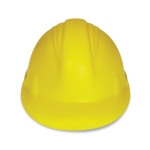 Balle antistress en forme de casque de chantier Zenmet couleur jaune
