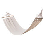 Hamac publicitaire en toile avec pochette Siesta couleur beige troisième vue