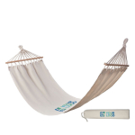 Hamac publicitaire en toile avec pochette Siesta vue avec zone d'impression