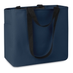 Sac cabas personnalisés en polyester 600D avec poche intérieure Konyu couleur bleu