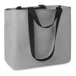 Sac cabas personnalisés en polyester 600D avec poche intérieure Konyu couleur gris