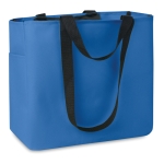 Sac cabas personnalisés en polyester 600D avec poche intérieure Konyu couleur bleu roi