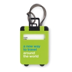 Etiquette de bagage personnalisée en forme de valise Trolley deuxième vue principale