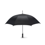 Parapluie publicitaire en polyester 190T de couleur Ø103 Blizzard couleur noir